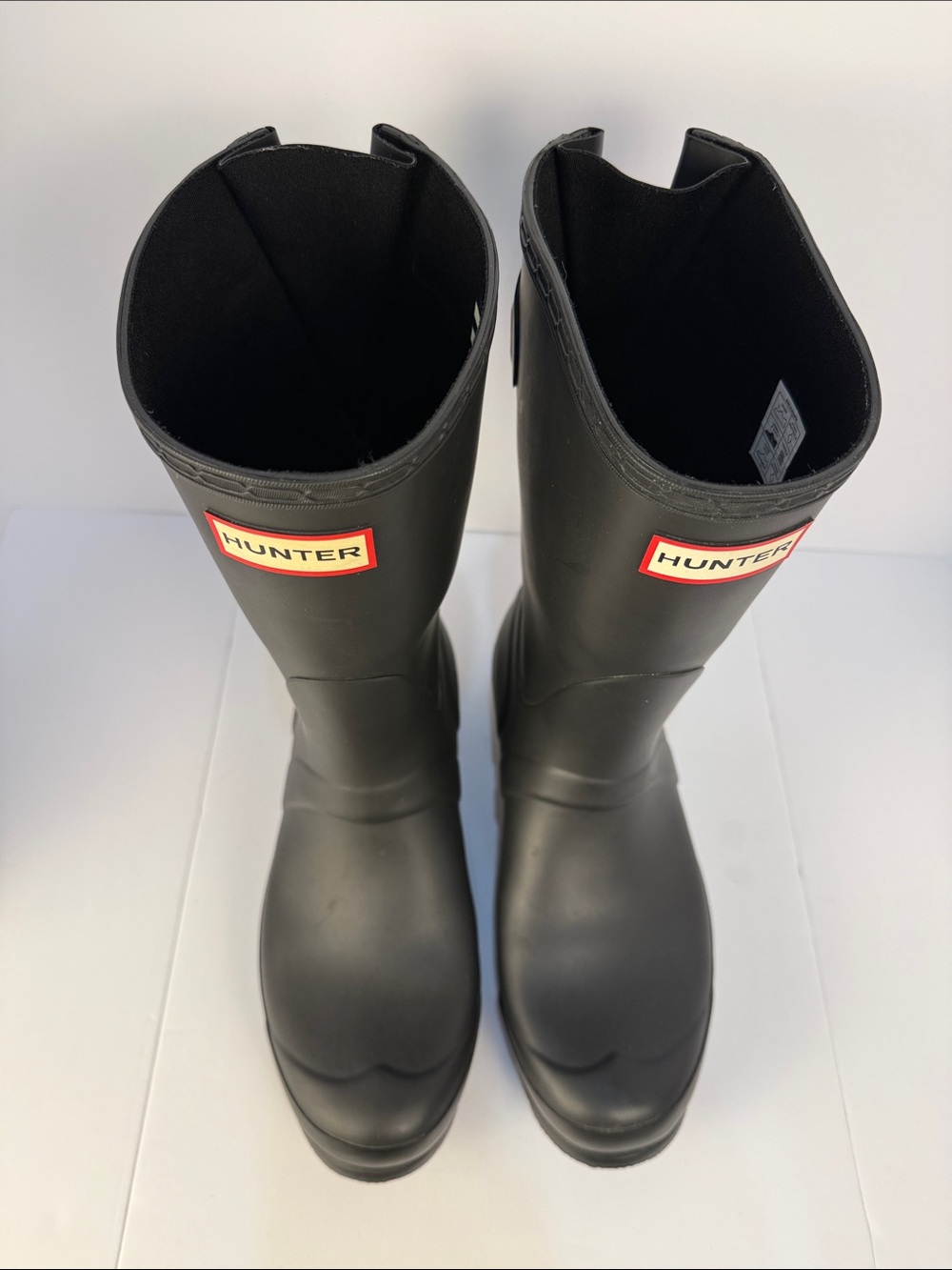 Hunter Black Mid-Calf Rain Boots - Picture 10 of 16